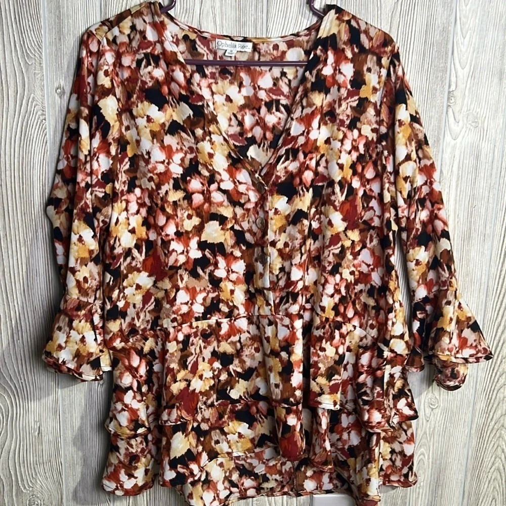 ophelia roe blouse size Xl